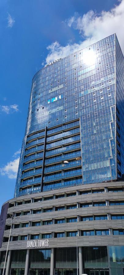 Ferienwohnung Aleda Tower, 14 Floor, Balkon Stettin Exterior foto