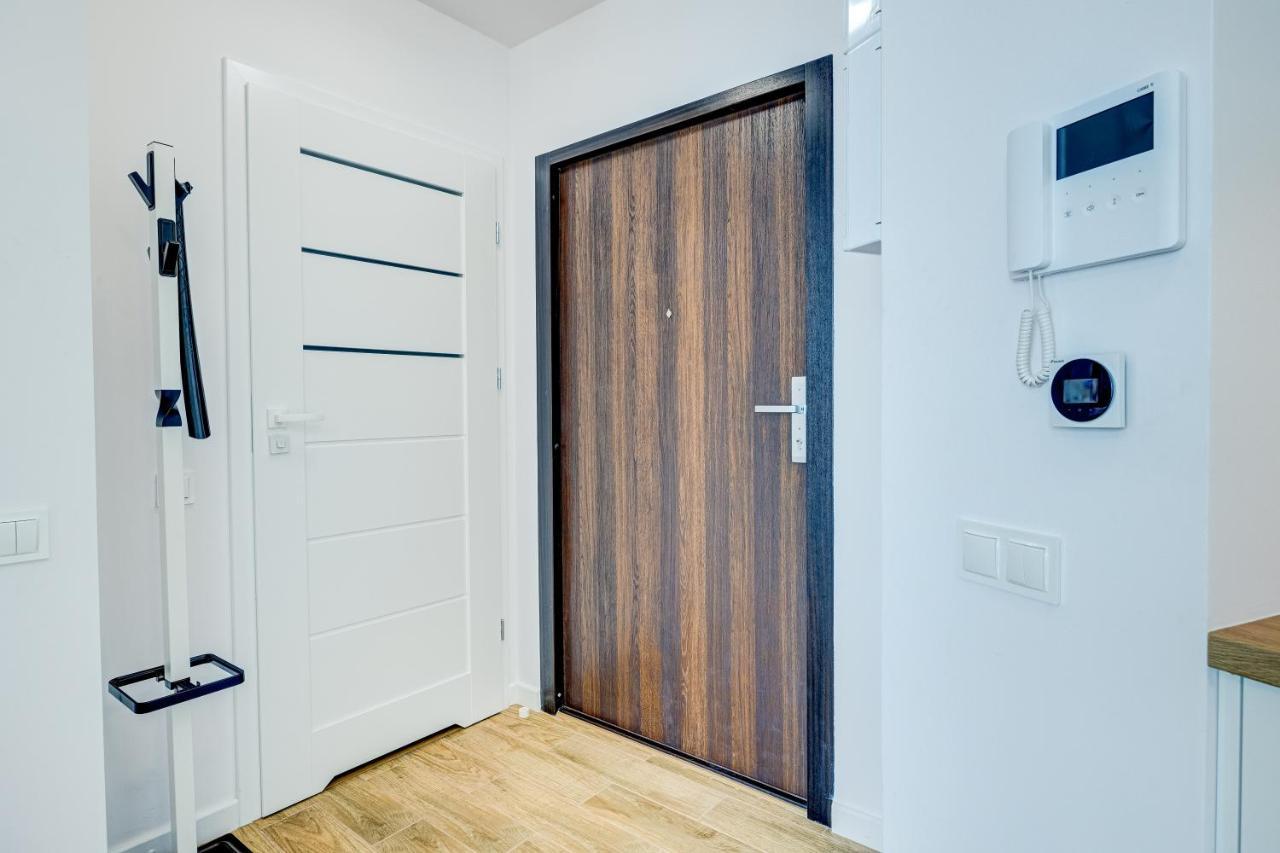 Ferienwohnung Aleda Tower, 14 Floor, Balkon Stettin Exterior foto